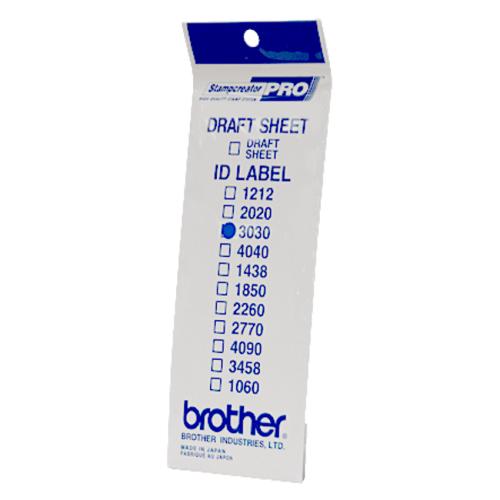Brother etichette (ID3030 / 30x30mm)