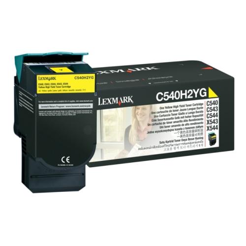 Lexmark cartuccia toner giallo (C540H2YG / 0C540H2YG)