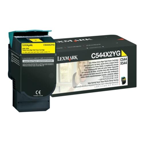Lexmark cartuccia toner giallo (C544X2YG / 0C544X2YG)
