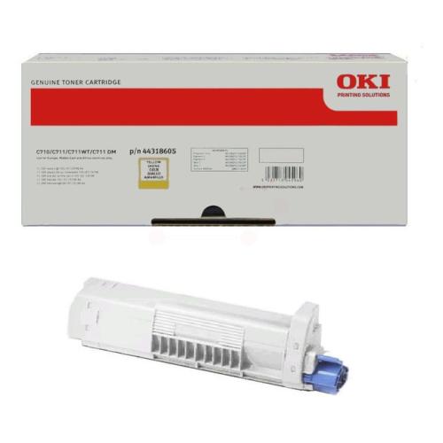 Oki cartuccia toner giallo (44318605)