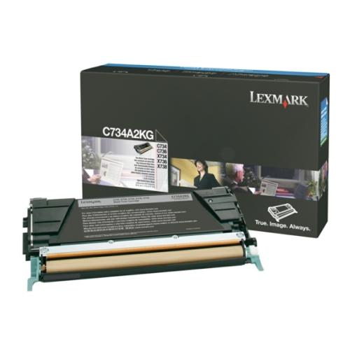 Lexmark cartuccia toner giallo (C734A2YG / 0C734A2YG)
