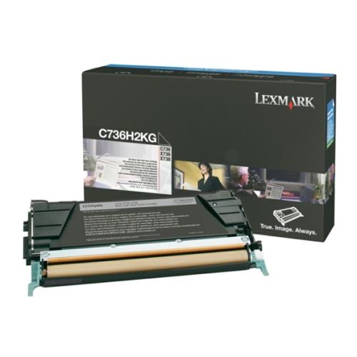 Lexmark cartuccia toner nero (C736H2KG / 0C736H2KG)