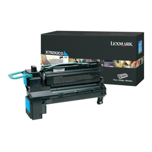 Lexmark cartuccia toner ciano (X792X2CG / 0X792X2CG) (alta capacità)