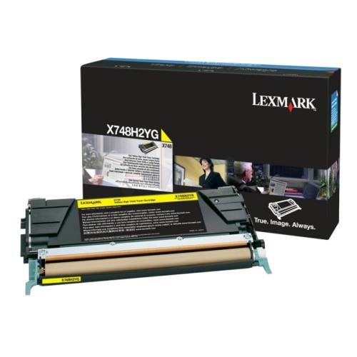 Lexmark cartuccia toner giallo (X748H2YG / 0X748H2YG)