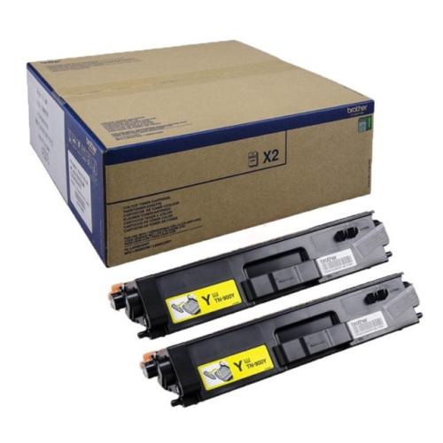 Brother cartuccia toner giallo (TN900YTWIN) (Pacco Doppio)