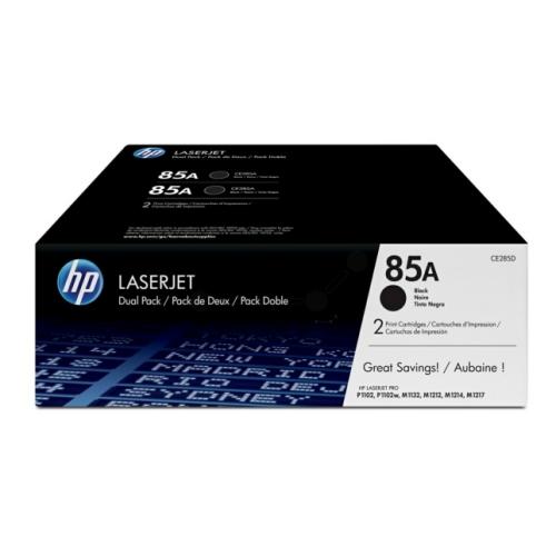 HP cartuccia toner nero (CE285AD / 85A) (Pacco Doppio)