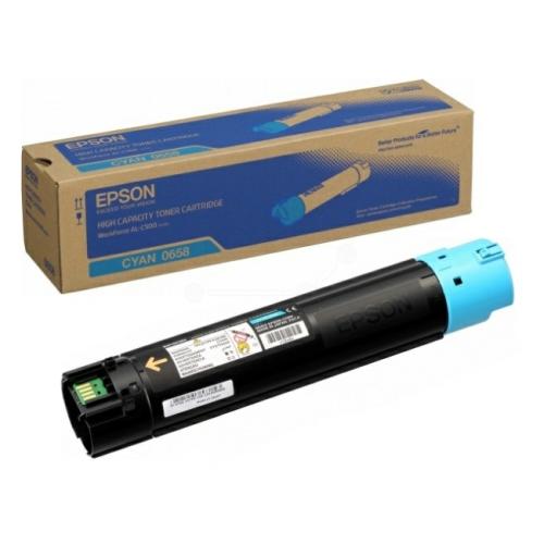 Epson cartuccia toner ciano (C13S050658 / 0658) (alta capacità)