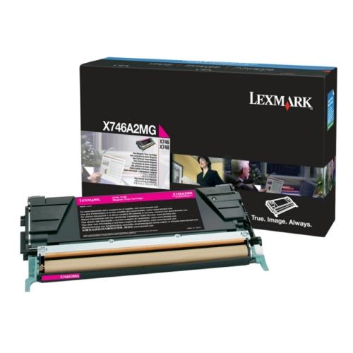 Lexmark cartuccia toner magenta (X746A2MG / 0X746A2MG)