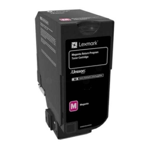 Lexmark cartuccia toner magenta (74C2HME / 074C2HME) (Return)
