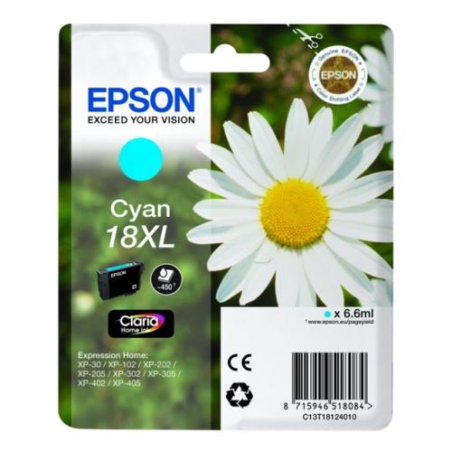 Epson cartuccia ciano (C13T18124012 / 18XL) (alta capacità)