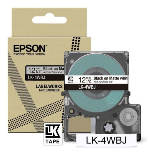 Epson etichette nero / bianco (C53S672062 / LK4WBJ)