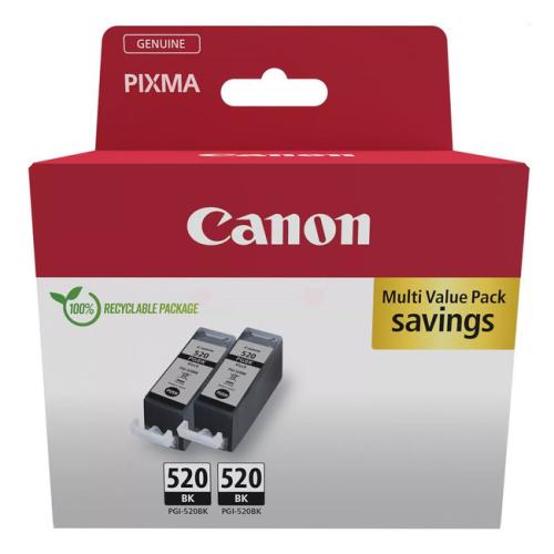 Canon cartuccia nero (2932B019 / PGI520PGBK) (Pacco Doppio)