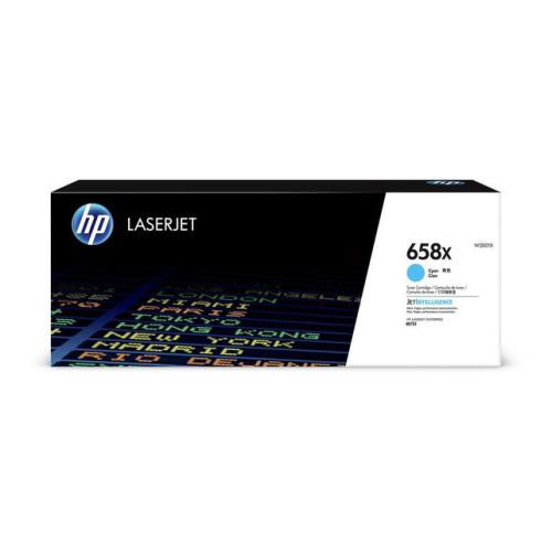 HP cartuccia toner ciano (W2001X / 658X) (alta capacità)