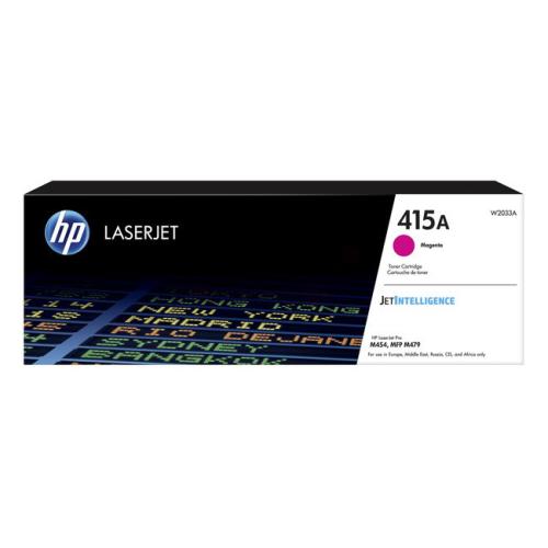 HP cartuccia toner magenta (W2033A / 415A)
