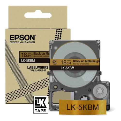 Epson etichette nero / dorato (C53S672093 / LK5KBM)