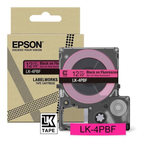 Epson etichette black/Rosa (C53S672100 / LK4PBF)