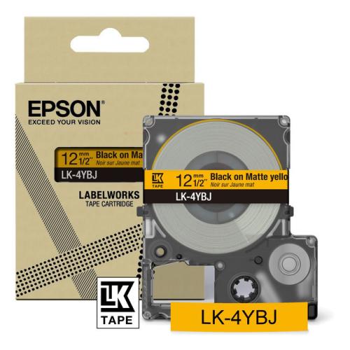 Epson etichette nero / giallo (C53S672074 / LK4YBJ)