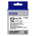 Epson nastro nero / bianco (C53S654016 / LK4WBW)