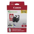 Canon Cartuccia d´inchiostro / Carta fotografica nero / colore (6204C005 / PG585XLCL586XL) (Pacco Doppio, multipack, alta capacità)