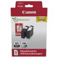 Canon Cartuccia d´inchiostro / Carta fotografica nero / colore (6205C004 / PG585CL586) (Pacco Doppio, multipack)